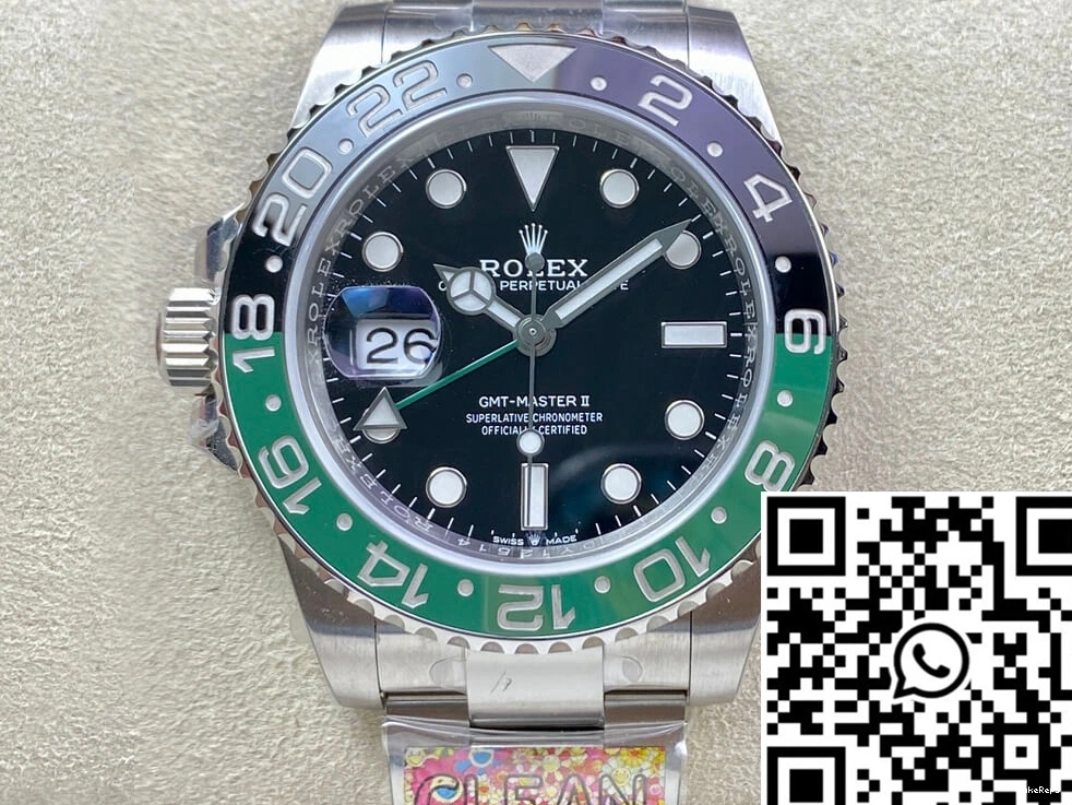 M126720VTNR-0001 Factory II Clean Dial Master GMT Black Rolex 0807